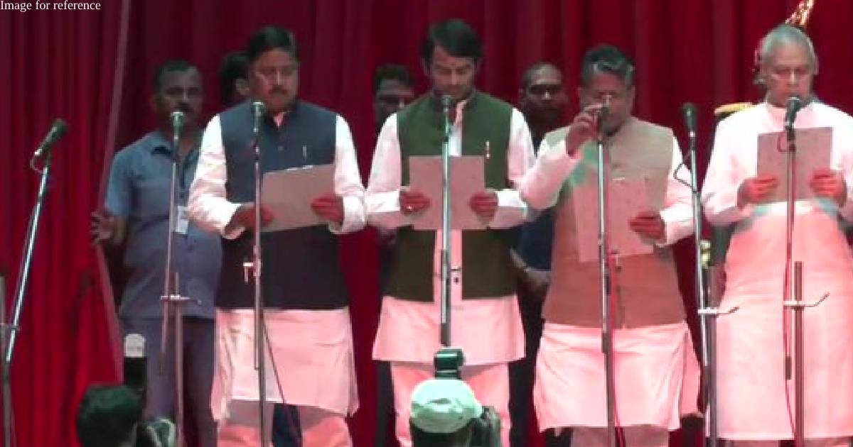 Bihar cabinet expansion: Around 30 MLAs, including Deputy CM Tejashwi's brother Tej Pratap, sworn in